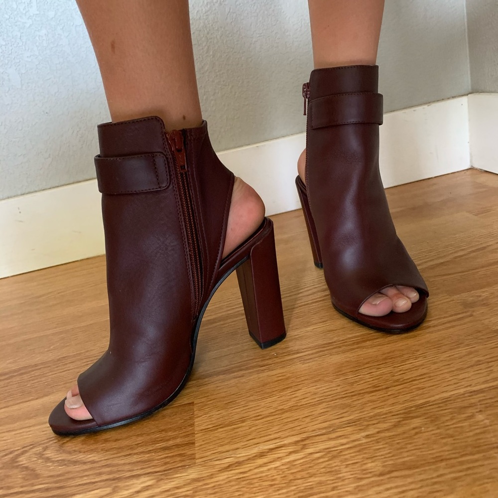 Vince Oxblood Booties